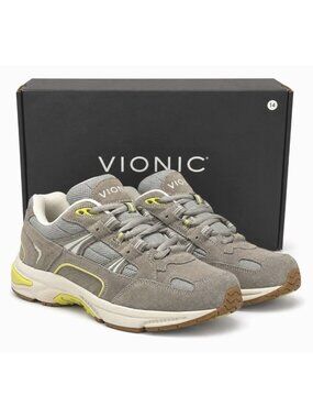 Vionic Walker Supportive Stone Walking Shoes Women’s 6.5 WIDE Comfort Sneakers